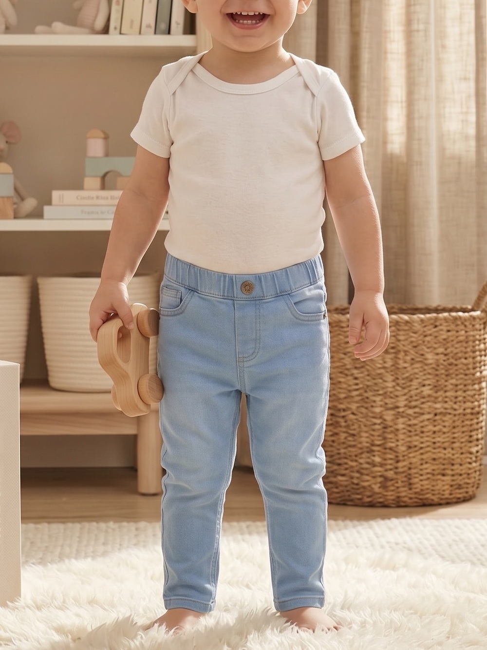 Vince Camuto Light Blue Kids Pull-On Jeggings
